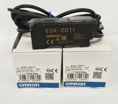 Omron E3X-ZD11 Photoelectric Switch Sensor - New 1PC - OMRON