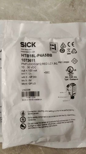 SICK HTB18L-P4A5BB Photoelectric Sensor One HTB18LP4A5BB