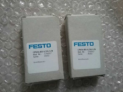 Festo CPV14-BS-5/3G-1/8 176057 Solenoid Valve One Free Shipping
