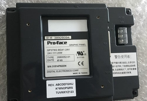 Pro-Face GP37W2-BG41-24V Touch Panel One GP37W2BG4124V