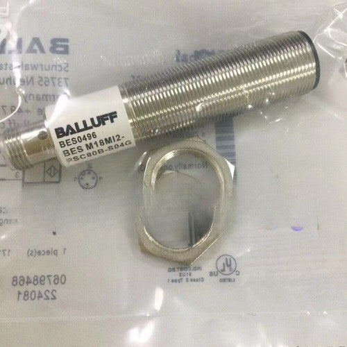 BALLUFF BES0496 BES M18MI2-PSC80B-S04G Proximity Sensor One Free Shipping
