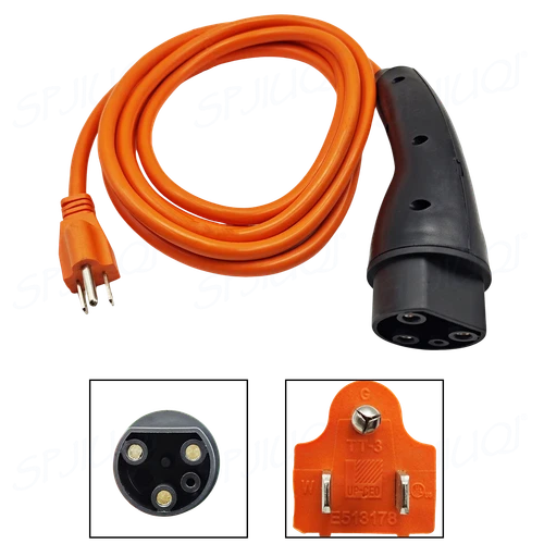 ST-031016-PT 120V 3-Pin Charging Power Cord for Evolution ICON EV Golf Carts #ke