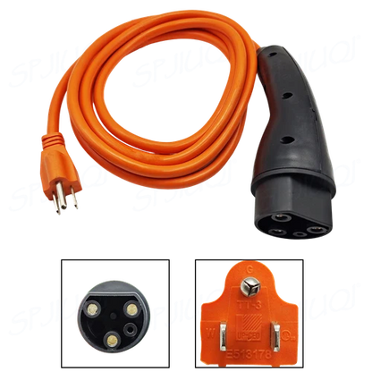 ST-031016-PT 120V 3-Pin Charging Power Cord for Evolution ICON EV Golf Carts #ke