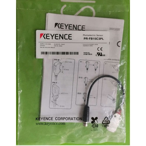 Keyence PR-FB15C3PL Photoelectric Sensor Switch PRFB15C3P 1PC Free Shipping