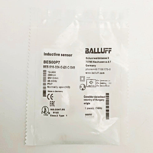 BALLUFF BES 516-324-G-E5-C-S49 Proximity Sensor One Free Shipping