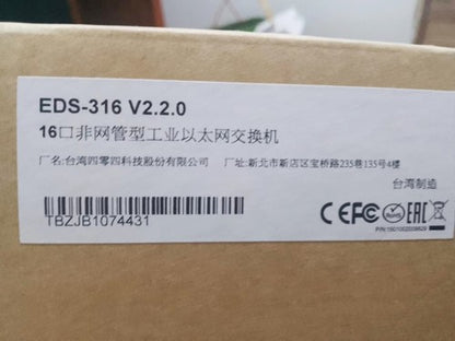 1PC  Moxa EDS-316 Industrial Ethernet Switch ping EDS316