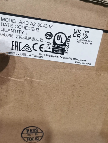 Delta ASD-A2-3043-M Servo Driver One ASDA23043M ping