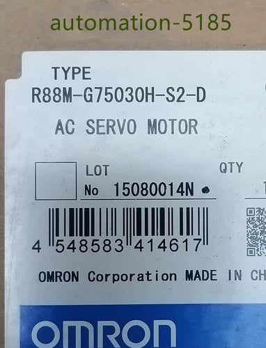 Omron R88M-G75030H-S2-D Servo Motor 1PC ping