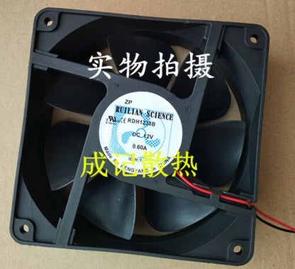 1pcs XFAN RDH1238B 12038 12V 0.60A 2-wire inverter fan