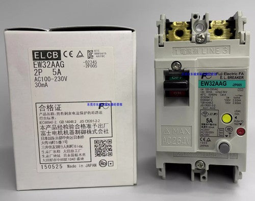 1PC  Fuji EW32AAG 2P 5A Circuit Breaker ping