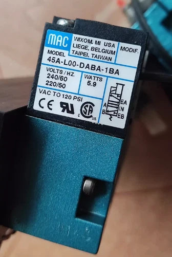 MAC 35A-AAA-DABA-1BA Solenoid Valve One 35AAAADABA1BA