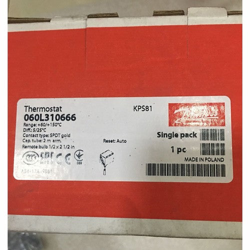 1PC DANFOSS Temperature Switch KPS81 060L310666 ping