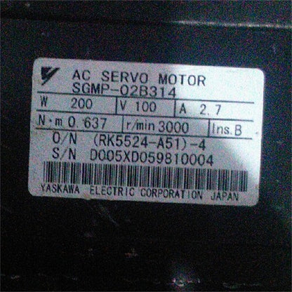 Yaskawa SGMP-02B314 Servo Motor 1PC ping SGMP02B314