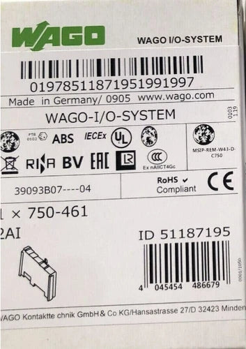 1PC Wago 750-461 PLC Module  ping 750461