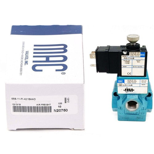 MAC 55B-12-PI-421BAAD Solenoid Valve One ping