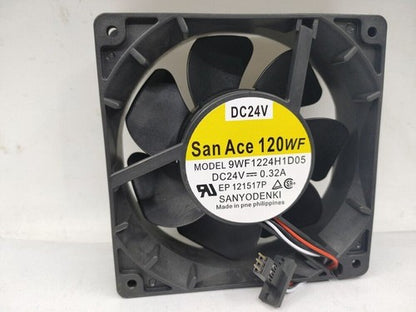 1PC  Sanyo Denki 9WF1224H1D05 Axial Cooling Fan 120*120*38mm 3pin 0.32A