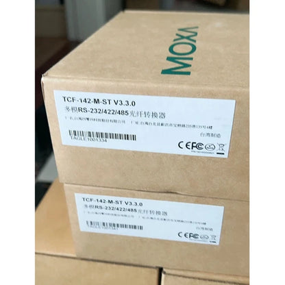 1PC Moxa TCF-142-M-ST RS232 422 485 Transfer Fiber Converter