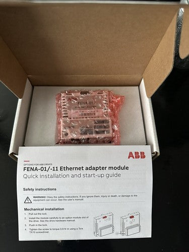 1PC  ABB FENA-01 OPTION/SP KIT Ethernet Adapter Module ping
