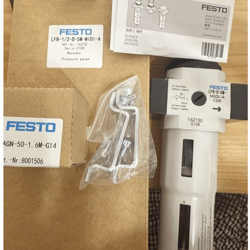 1PC Festo LFR-1/2-D-5M-MIDI-A 162730 Filter Pressure Reducing Valve