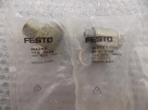 Festo GRLA-3/8-B 151178 Valve One Free Shipping GRLA3/8B