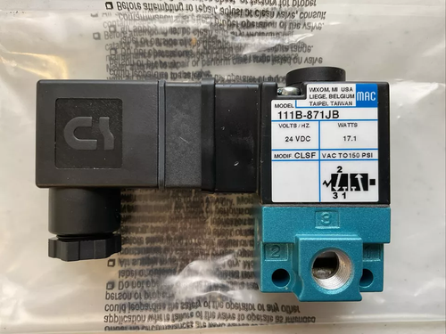 MAC 111B-871JB Solenoid Valve  One 111B871JB Free Shipping