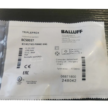 BALLUFF BCS0037 BCS M12T4D2-PSM40C-S04G Proximity Sensor One Free Shipping