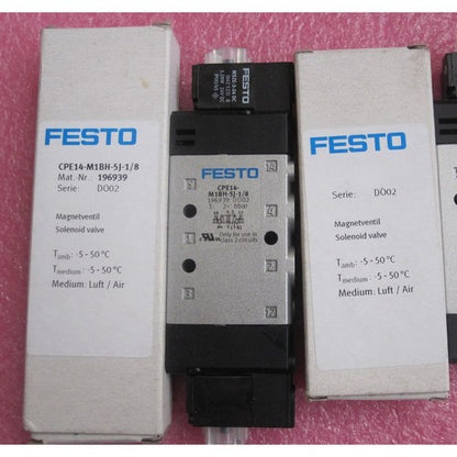 Festo CPE14-M1BH-5J-1/8 196939 Solenoid Valve One CPE14M1BH5J1/8