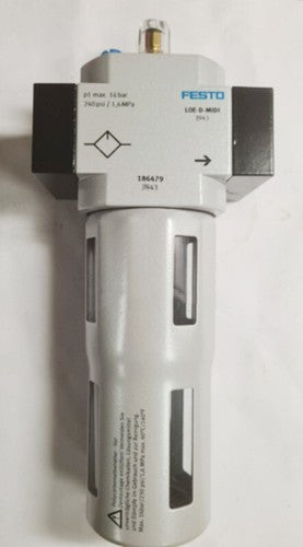 Festo LOE-1/4-D-MIDI 186479 Regulator Filter, Air Lubricat One LOE1/4DMIDI