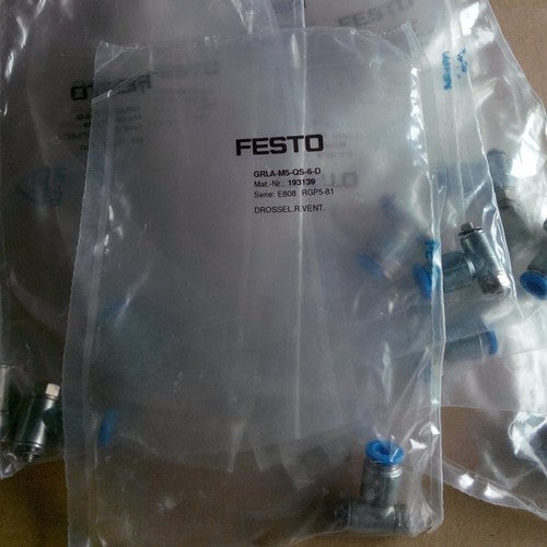 Festo GRLA-M5-QS-6-D 193139 Valve One Free Shipping GRLAM5QS6D
