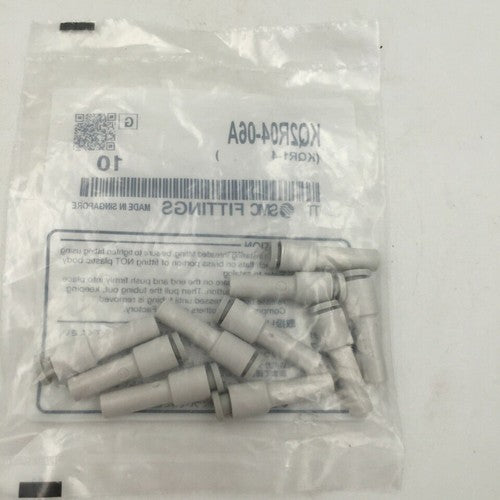 1Bag/10PCS SMC KQ2R04-06A Fittings KQ2R0406A Free Shipping