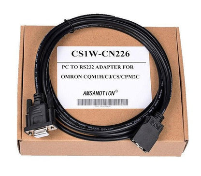 1PC CS1W-CN226 For OMRON CJ/CS/CQM1H PLC Programming Cable