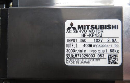 Mitsubishi HF-KP43J Servo Motor - New and Unboxed - MITSUBISHI