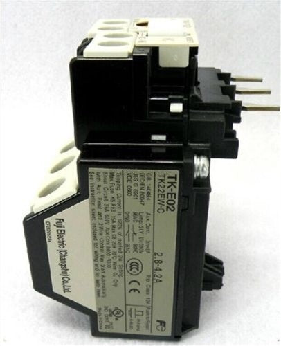 Fuji TK-E02 2.8-4.2A Thermal Overload Relay 1PC Free Shipping TKE02