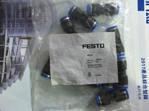 1Bag/10pcs Festo QS-10 153034 Quick Connector Free Shipping QS10