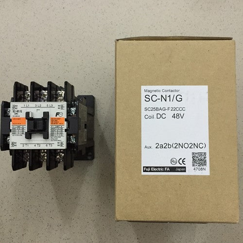Fuji SC-N1/G DC 48V Magnetic Contactor 1PC Free Shipping SCN1/G