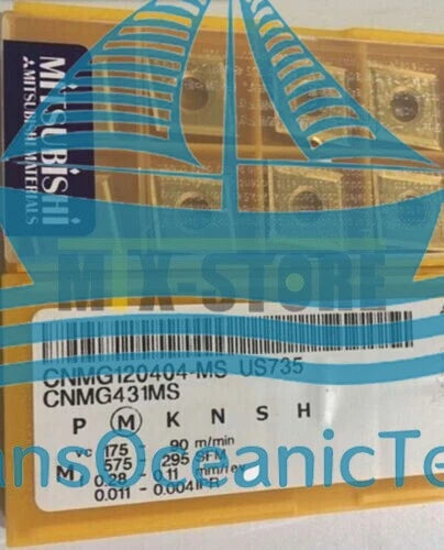 10pcs/Box Mitsubishi CNMG120404-MS US735 CNMG431MS Carbide Inserts