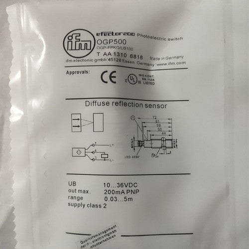 IFM OGP500 Reflective Sensor One Free Shipping