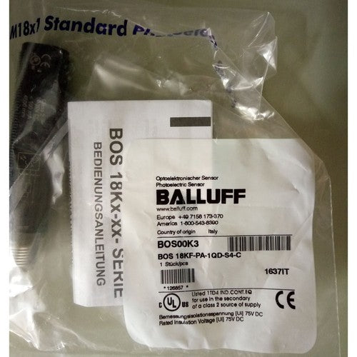 BALLUFF BOS 18KF-PA-1QD-S4-C Photoelectric Switch One Free Shipping