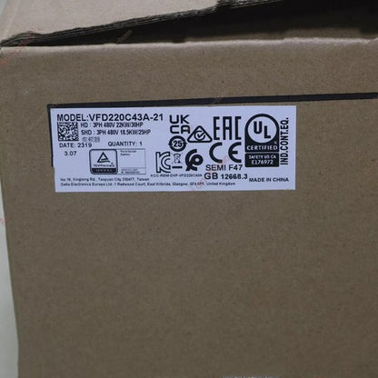Delta VFD220C43A-21 VFD Frequency Converter 1PC ping
