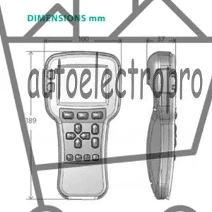 Handheld Controller Programmer Dealer Level for Curtis 1313-4331 1313-4401