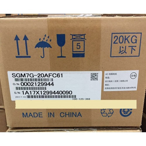 Yaskawa SGM7G-20AFC61 Servo Motor 1PC ping SGM7G20AFC61