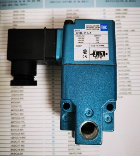 MAC 225B-111JA Solenoid Valve One 225B111JA
