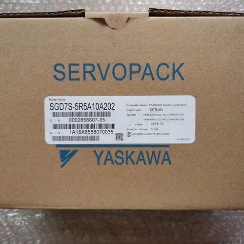 Yaskawa SGD7S-5R5A10A202 Servo Driver 1PC ping