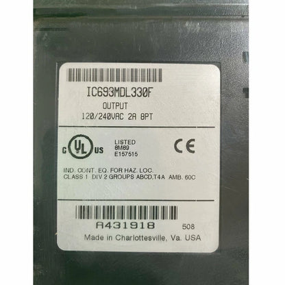 GE FANUC IC693MDL330F Module One ping