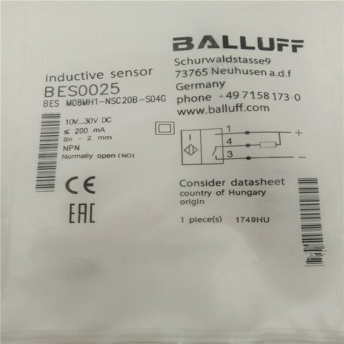 BALLUFF BES M08MH1-NSC20B-S04G Proximity Switch One Free Shipping