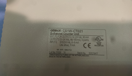 Omron CS1W-CT021 PLC Module One ping CS1WCT021