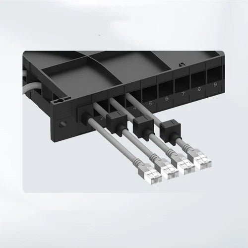 1PC with Panel Plastic 1U Horizontal Rack Mount Cable Management Unit #ke