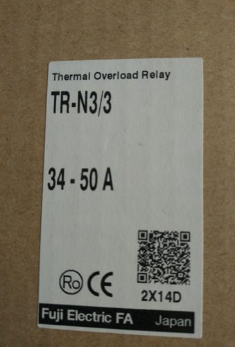 1PC Fuji TR-N3/3 34-50A Thermal Overload Relay TRN3/3 Free Shipping