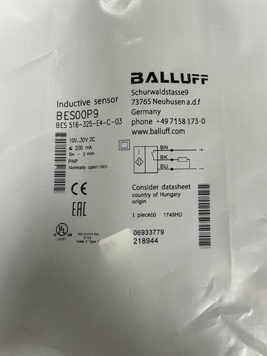 BALLUFF BES 516-325-E4-C-03 Sensor One Free Shipping