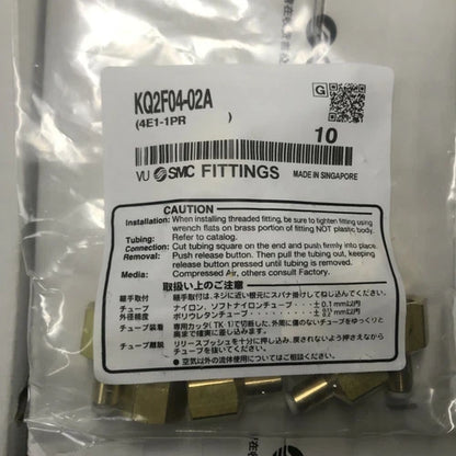 1Bag/10PCS SMC KQ2H16-02AS Fittings KQ2H1602AS Free Shipping